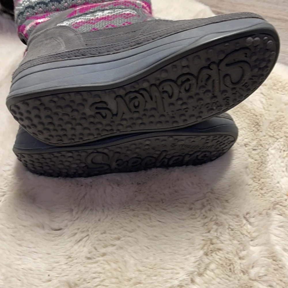 Sketchers Tone Up Chalet Winter Boots Size 6